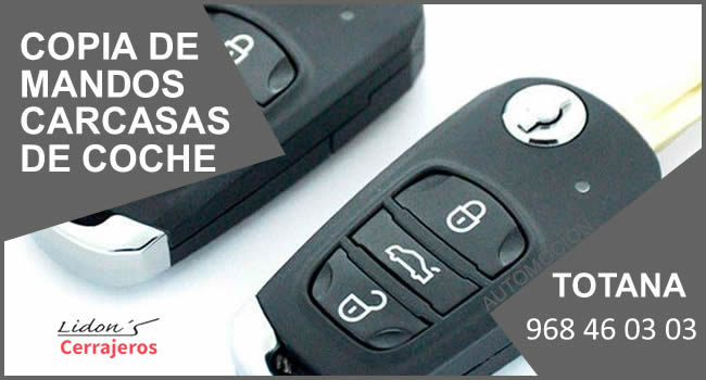 copia mandos carcasas coche moto cerrajeros totana lidons